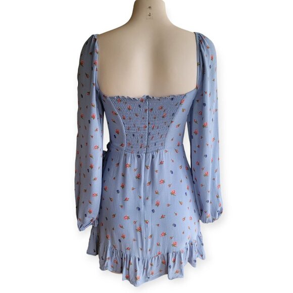 Reformation Cammi XS Sweetheart Long Sleeve Dress - Picture 7 of 16